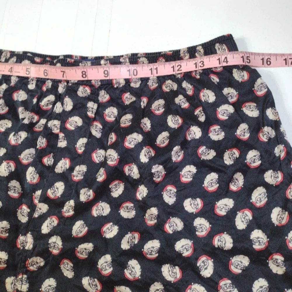 Honors Men's Balk With Santa Claus Print 100% Silk. Size ( M)